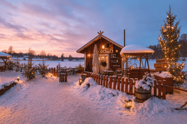 Helsinki Christmas Lights Self Guided Walking Tour