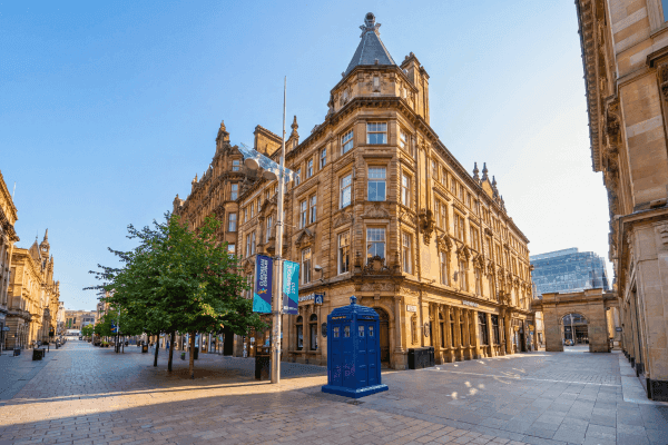 Cabine de police sur Buchanan Street