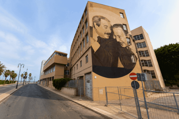 Murale Falcone e Borsellino