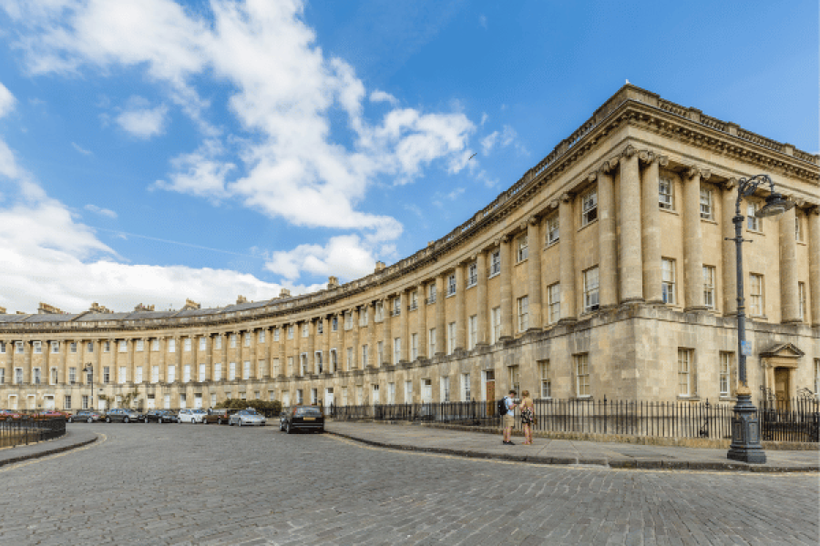 Bath: recorrido a pie autoguiado por Bridgeton con una aplicación