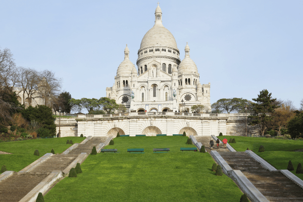 Entrance of The Basilica of Sacré-Cœur de Montmartre