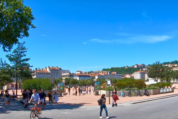 Rue de la République – Lyons belebte Einkaufsstraße