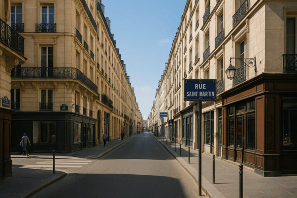 Rue Saint-Martin  Slow Down And Savor The Scene