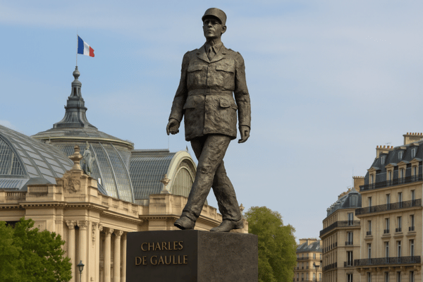 Statue Of General Charles De Gaulle