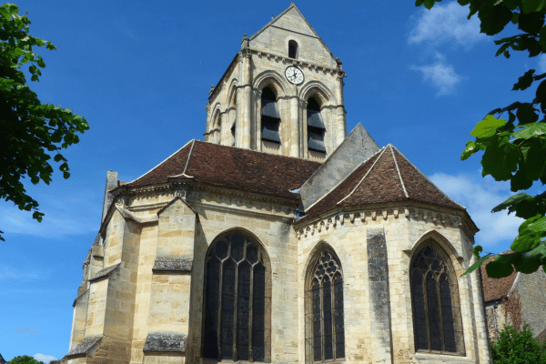 Vue Sur L´église D’auvers Sur Oise