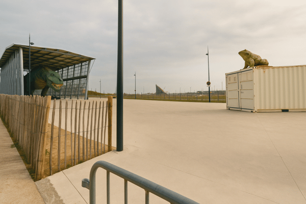 Der Hangar des Drachen: Ein modernes Versteck am Meer