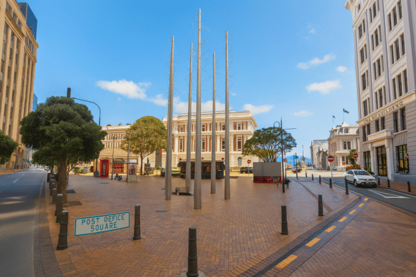 Sky Blue Sculpture (Post Office Square)