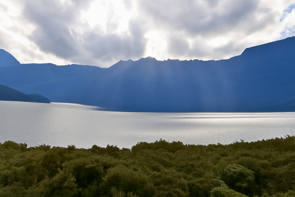 Point de vue du fjord sud