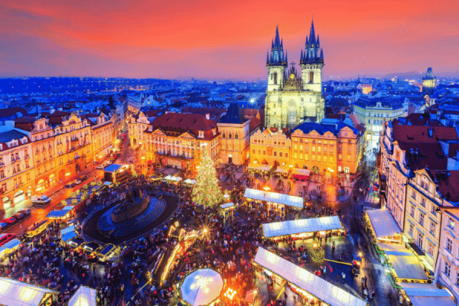 Prague Christmas Sparkle self guided walking Tour