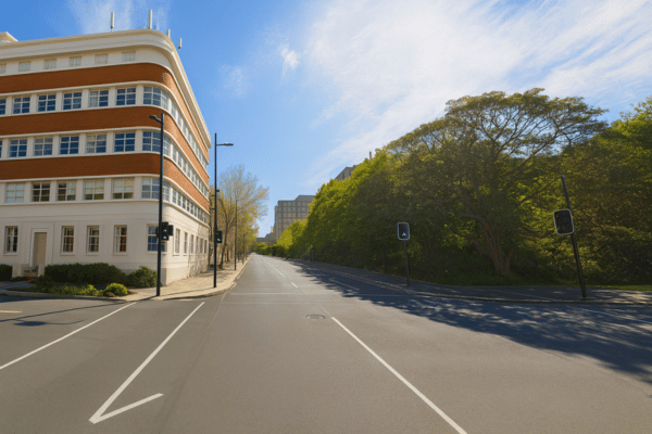 Admiring the beautiful Dunedin Architecture