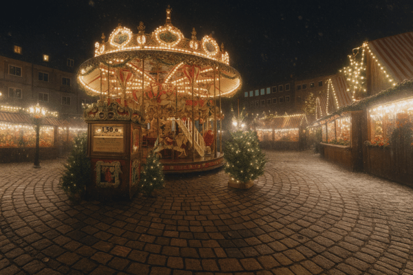   Der Nürnberger Kinder-Weihnachtsmarkt, Hans-Sachs-Platz  
