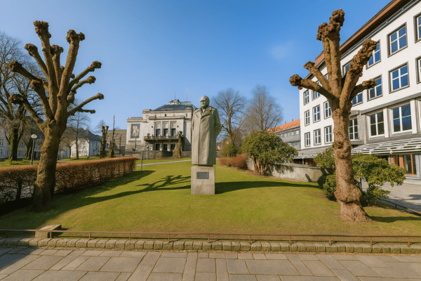   Estatua de Henrik Ibsen