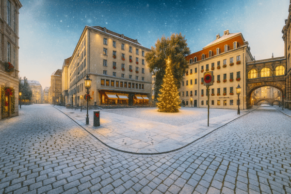  Romantic Christmas market, Taschenberg 