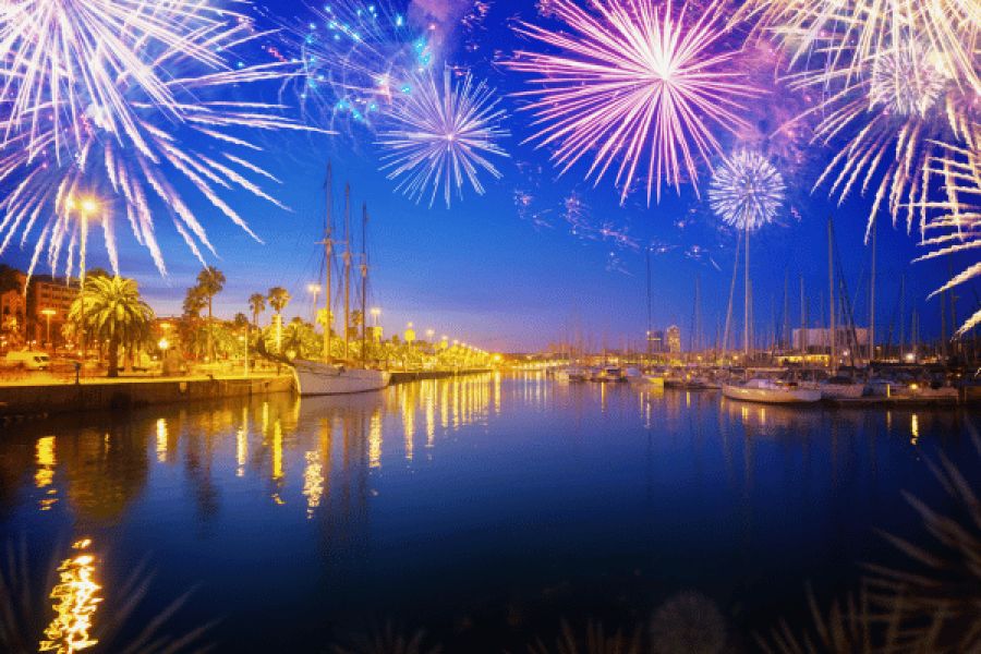 Barcelona Christmas Lights Self Guided Walking Tour