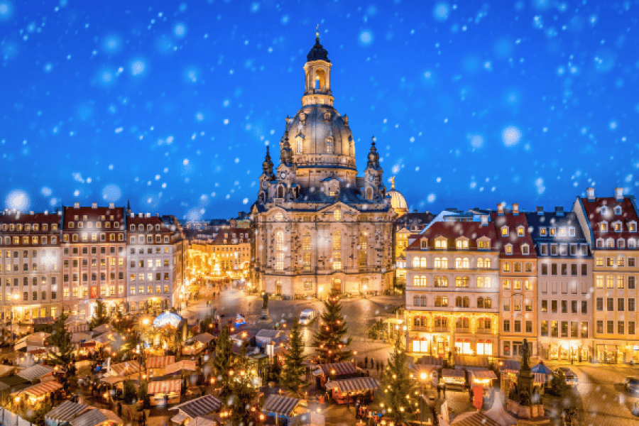 Dresden Christmas Magic Self Guided Walking Tour