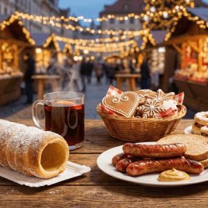 Prague Christmas market food