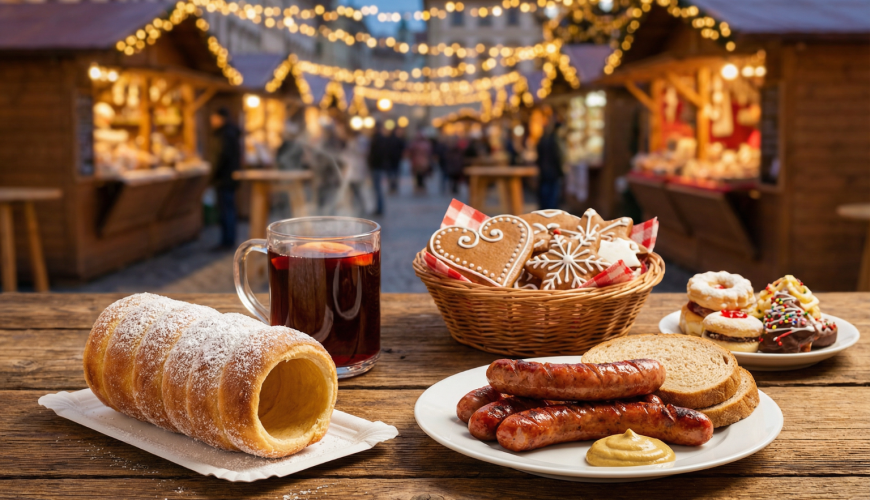 Prague Christmas market food