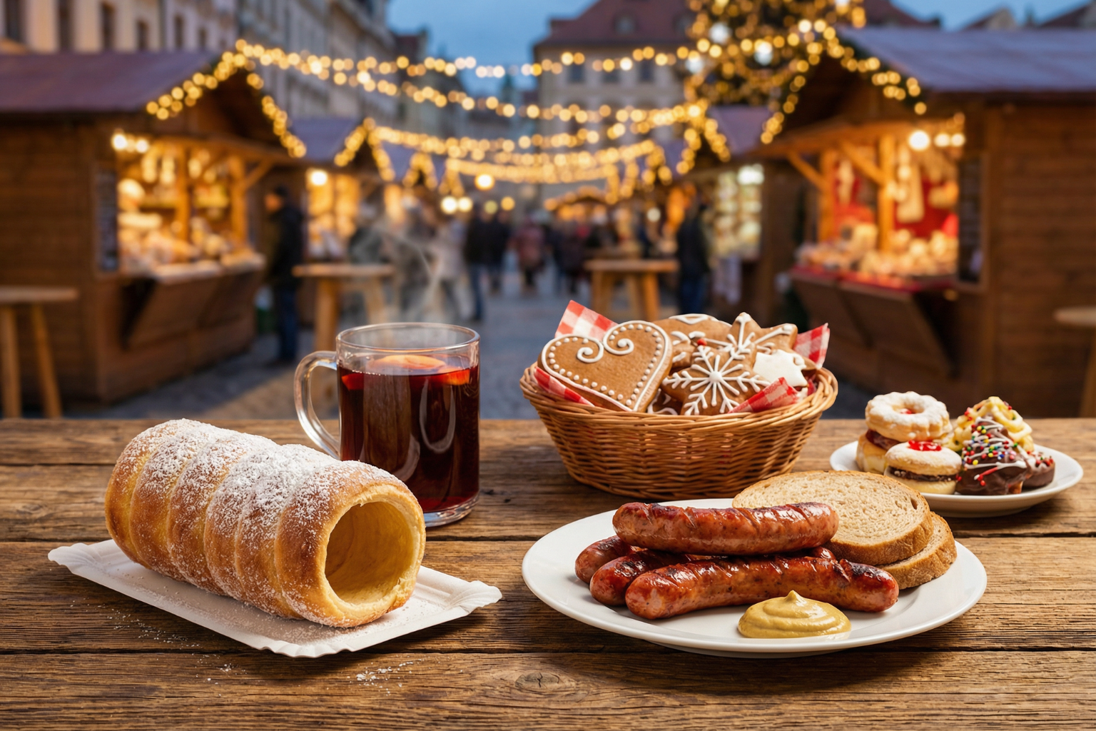 Prague Christmas market food