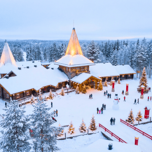 Santa Claus Village During Christmas