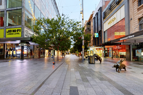 "A Day Out" - Rundle Mall Pigs